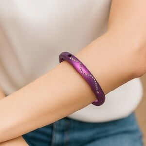 Alexis Bittar Vibrant Lavender Lucite Bracelet